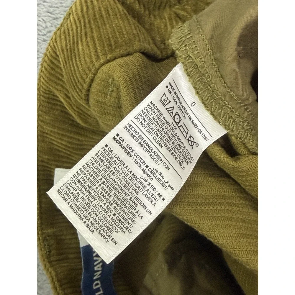 Old Navy Pants Womens 0 Brown Corduroy‎ High Rise Wide Leg Trousers